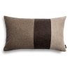 Split Wollkissen in Braun-Beige 50x30 cm, Dekorativ. Split Wollkissen in Braun-Beige 50x30 cm, Dekorativ.